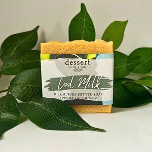Handmade Unscented Cows' Milk Shea Butter Soap COOL MILK 141gr/5oz